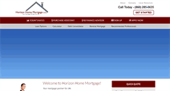 Desktop Screenshot of horizonhomemtg.com